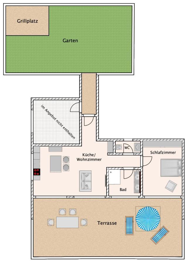 Holiday Apartment Ocean View 里贝拉布拉瓦 外观 照片